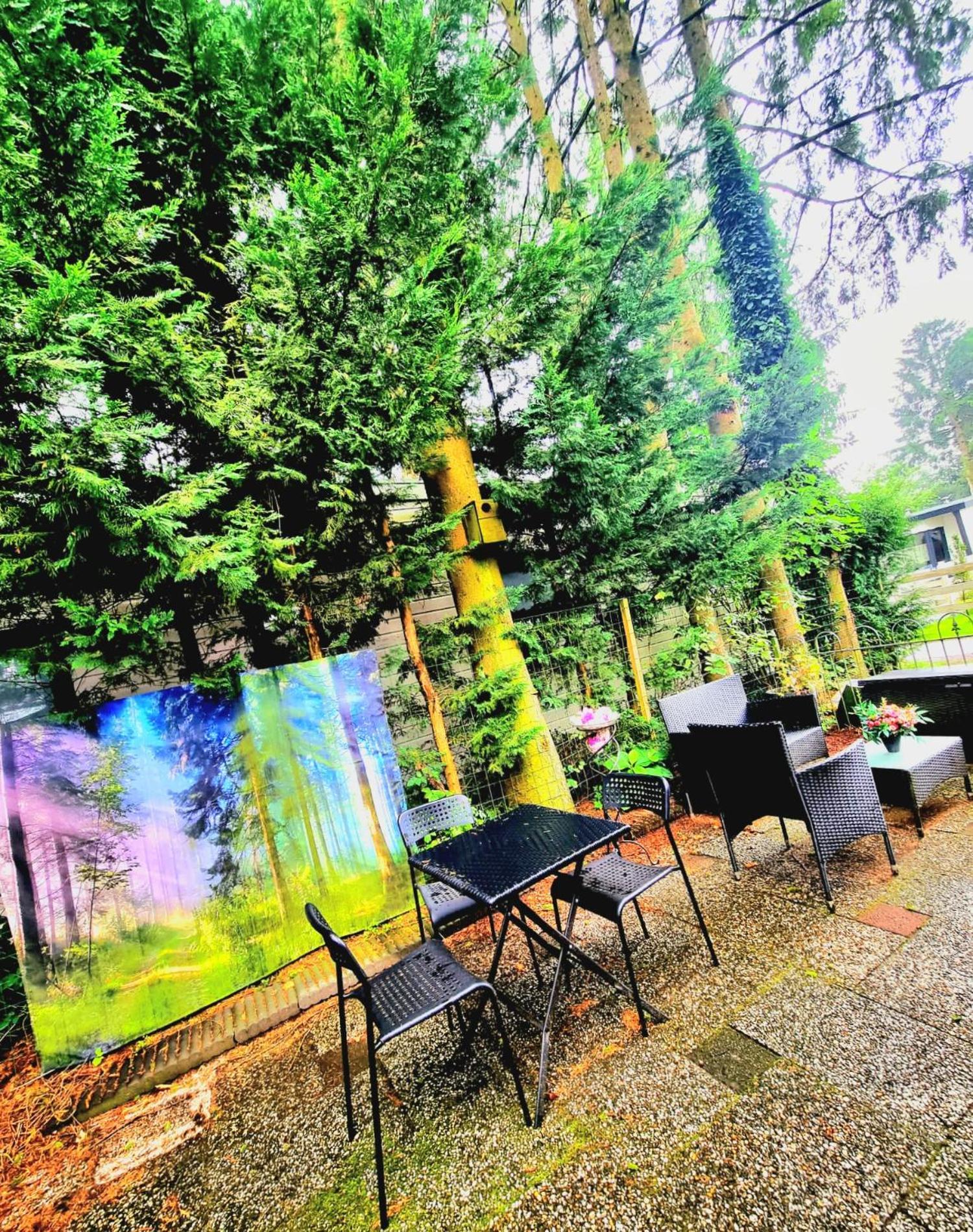 Chalet Op Een Rustig Park In De Natuur Putten Eksteriør bilde